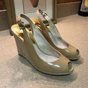 Michael Kors nude wedge sandals